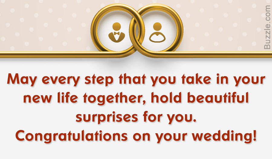How do you word wedding-card congratulations?