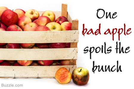 One bad apple spoils the bunch