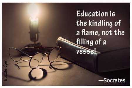 Socrates quote on education