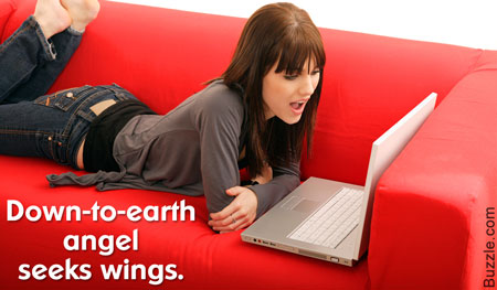 Dating Profile - Down to earth angel seeks wings.