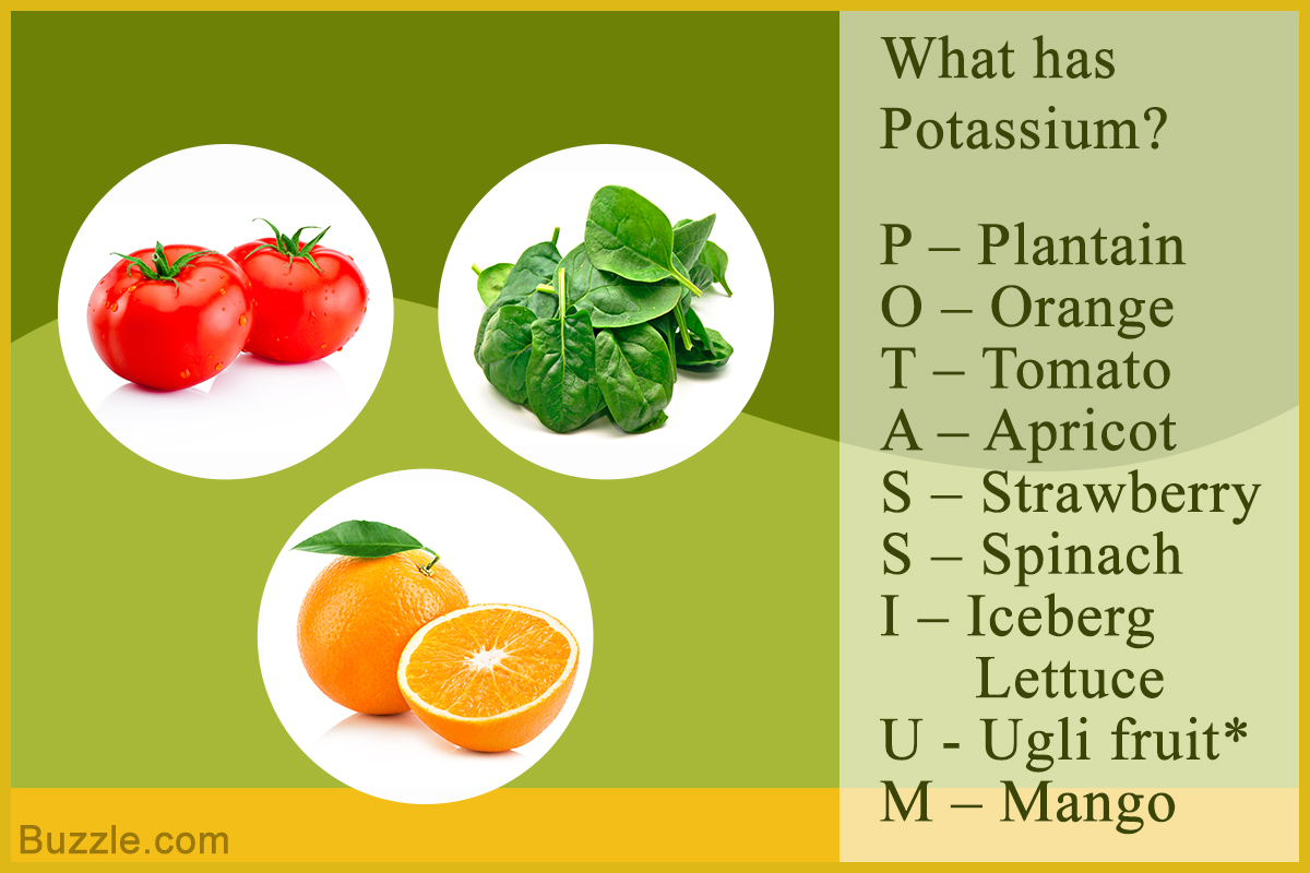 Which foods and herbs are good sources of potassium?
