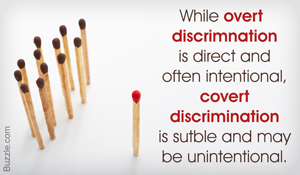 Covert discrimination Essay Sample