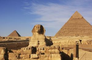 Pyramid and Sphinx