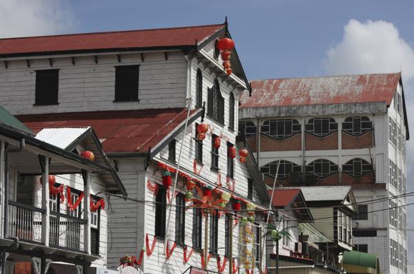Dutch Colonial Buildings in Paramaribo, Suriname