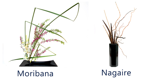 types of vases in ikebana