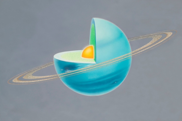 neptune and its core and mantle