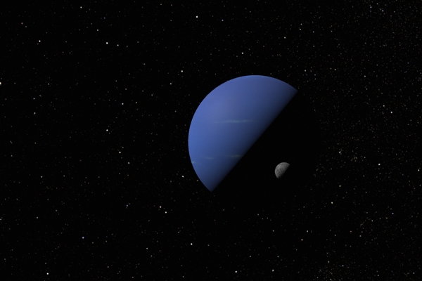 neptune and its moon triton