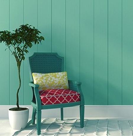Red Yellow Cushions With Teal-colored Wall