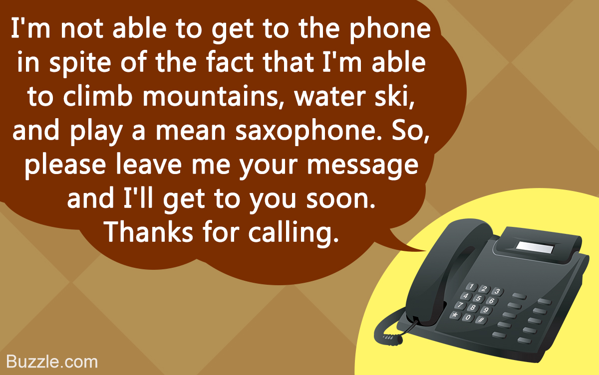 interesting voicemail greeting examples to cheer up your callers