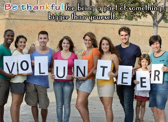 Friends group holding volunteer sign