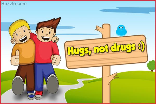 hugs, not drugs