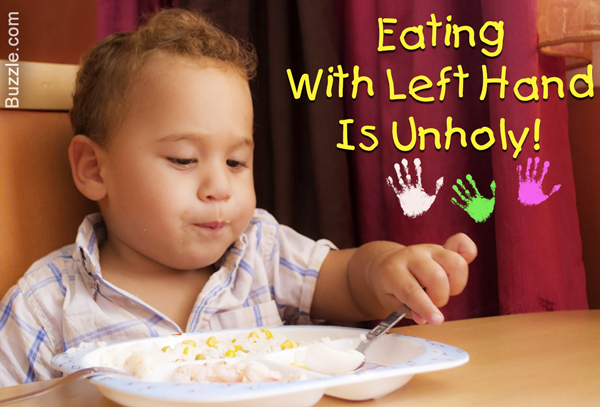Eating with Left Hand is Unholy