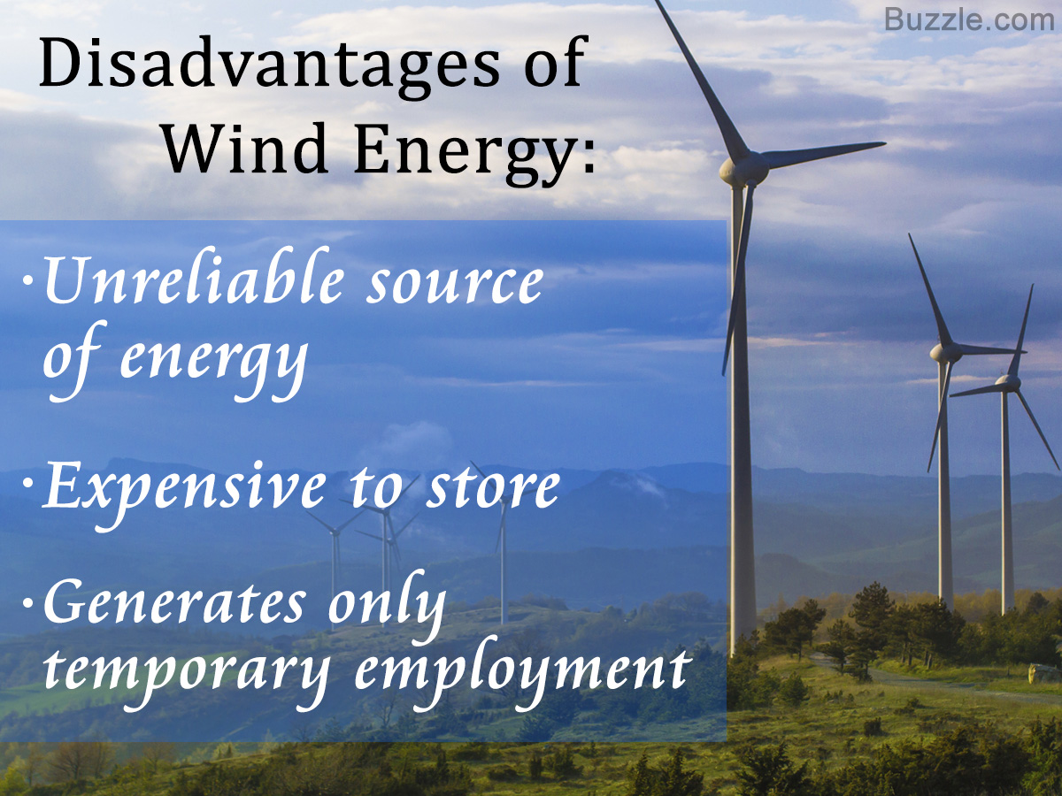 wind energy advantages and disadvantages ppt