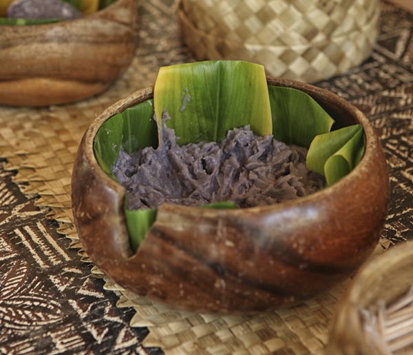 Hawaiian traditional dish poi
