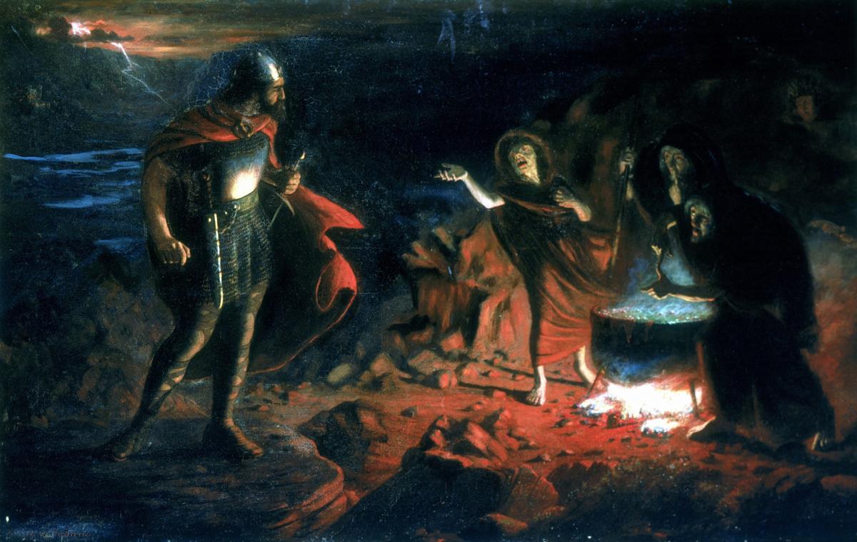 Three Witches Prophecies In Macbeth