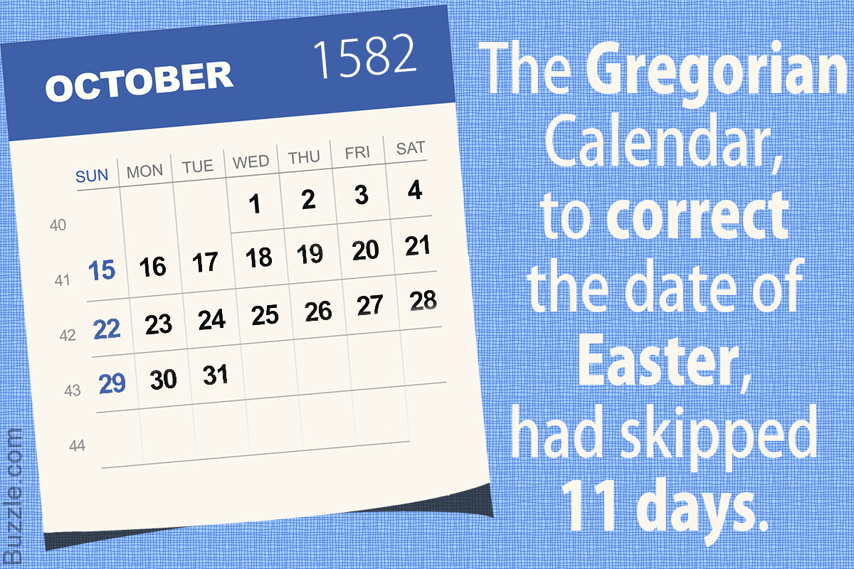 Things You Probably Didn t Know About the Gregorian Calendar 