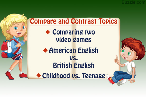 two topics to compare