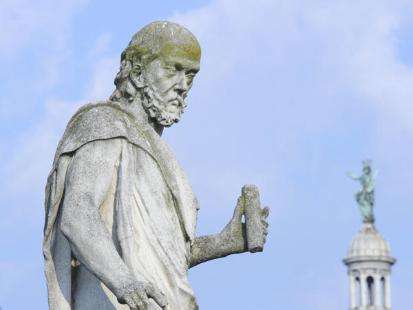 'Statue of Galileo Galilei, Prato della Valle, Padua, Italy'