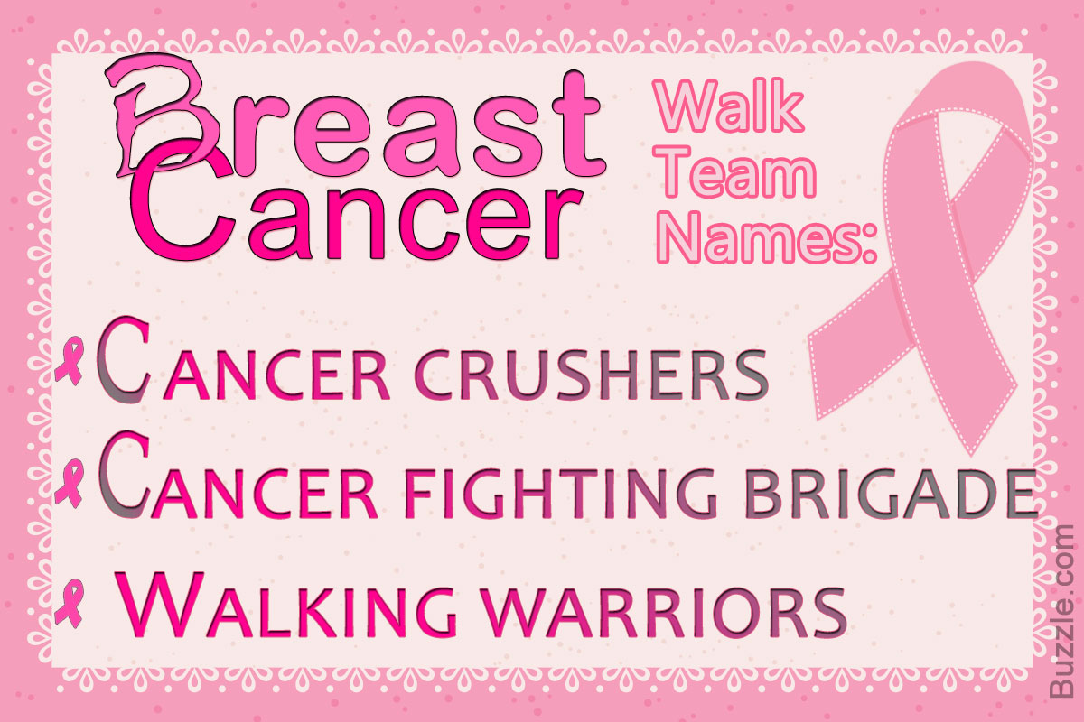 Inspiring Team Name Ideas for Breast Cancer Walk