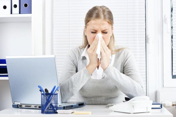 women who is having flu