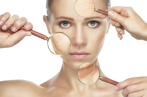Beauty concept skin aging. anti-aging procedures, rejuvenation, lifting,