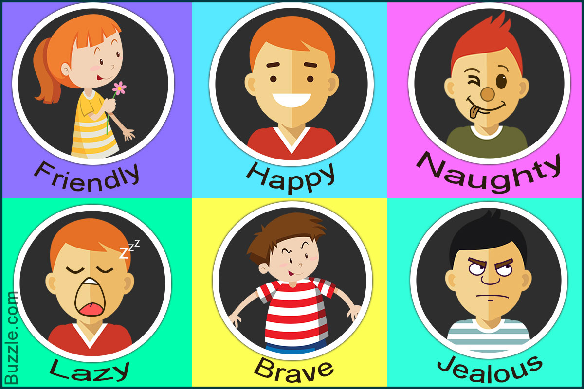 Description main. Character adjectives. Character adjectives for Kids. Character traits for Kids. Personal adjectives.