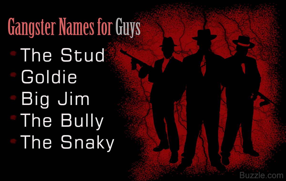 Gangster Cool Nicknames For Games