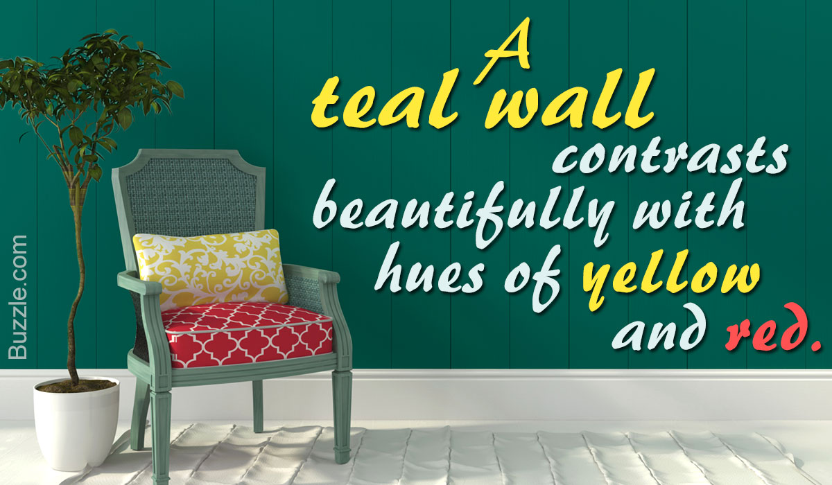 Color Schemes for Teal-colored Walls
