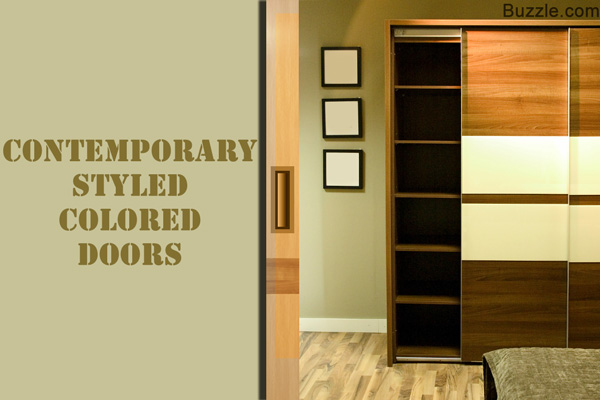 Contemporary Styled Colored Doors