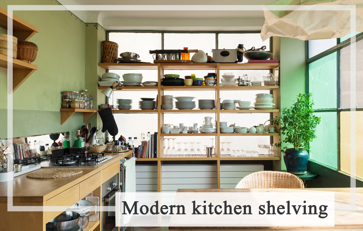 10 Creative Ideas to Design Open Kitchen Shelves