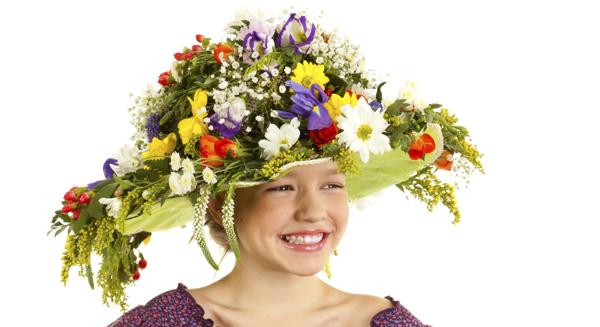 Funny Floral Hats - 1
