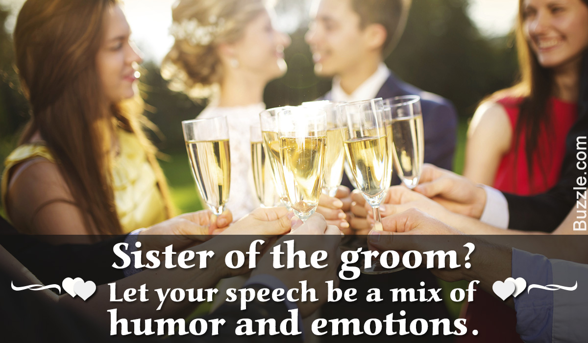 A Sister of the Groom Wedding Speech That's Worth a Standing Ovation -  Wedessence