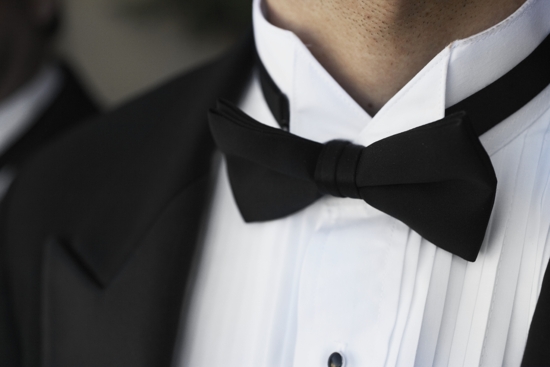 Trendy Black Bow Tie