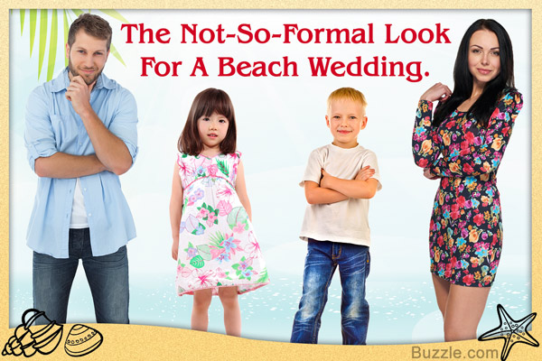 casual beach wedding attire for male guests