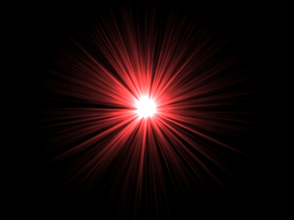 Red-beam-of-light