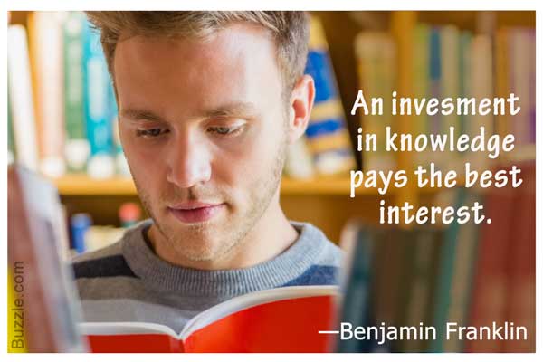 Benjamin Franklin quote on education