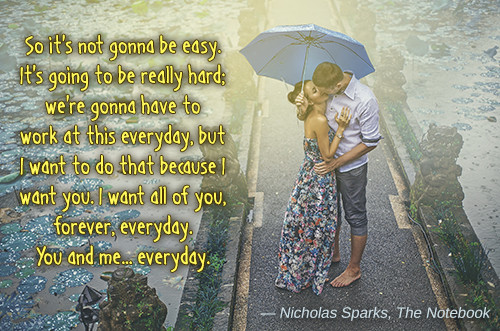 100 Famous Quotes By Nicholas Sparks That Will Win Your Heart