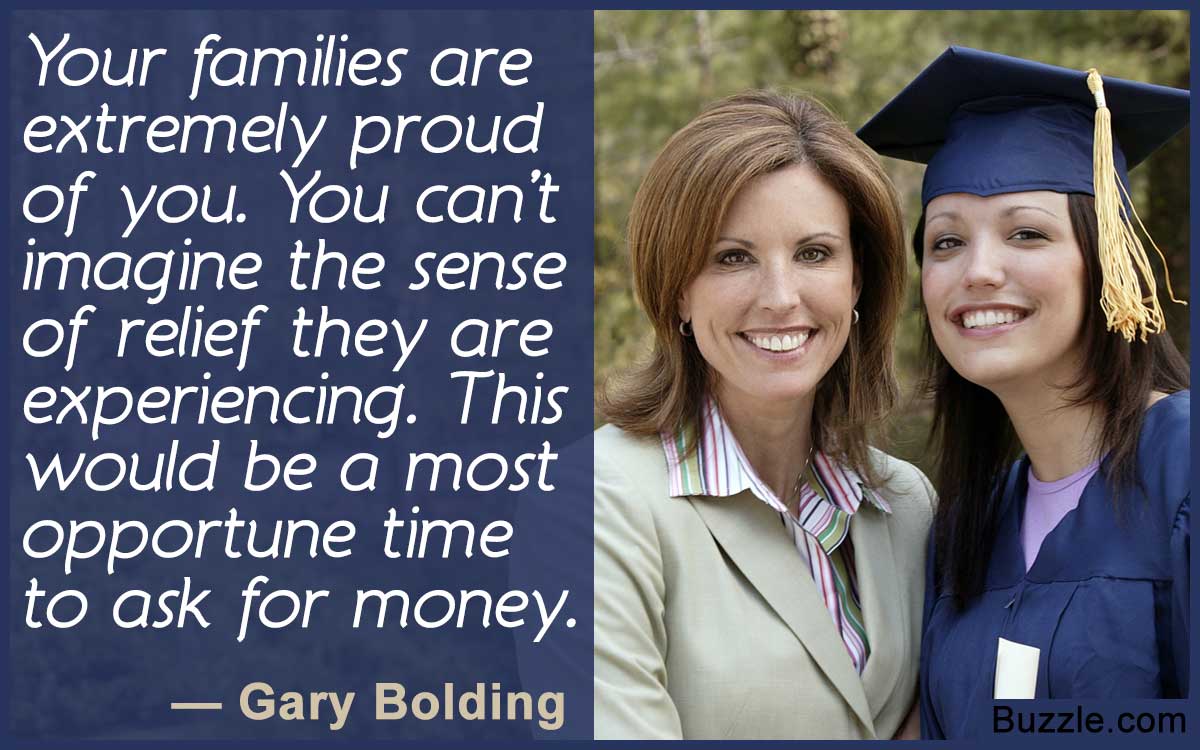 Gary Bolding on graduation Funny Senior Quotes