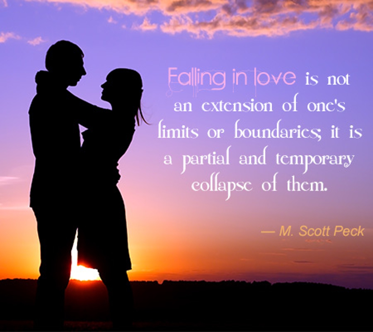 Love Quote by M Scott Peck