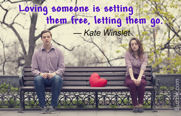 Loving someone is setting them free, letting them go. - Kate Winslet