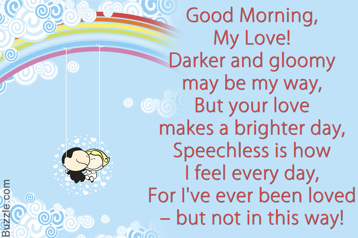 Beautiful Good Morning Poems To Brighten Up Your Loved One S Day