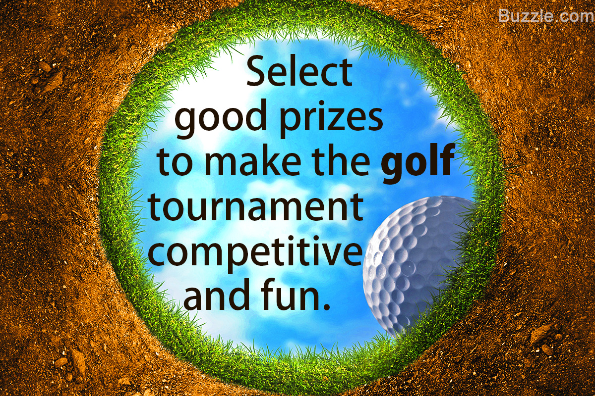 a list of the perfect ideas for a fun golf tournament