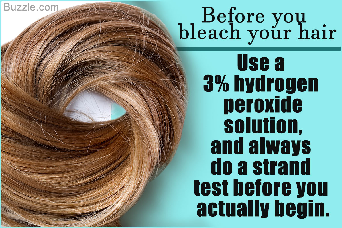 Want To Bleach Your Hair With Hydrogen Peroxide Here S How