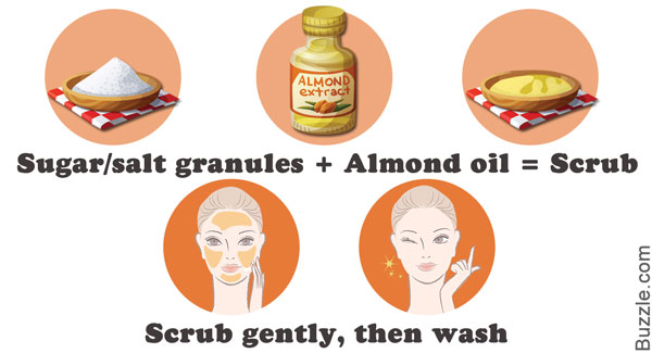 Using Almond Oil as a Scrub