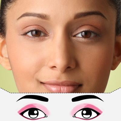 Makeup for Prominent eyes