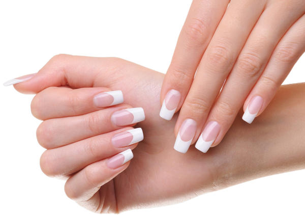 French Manicure Final Look