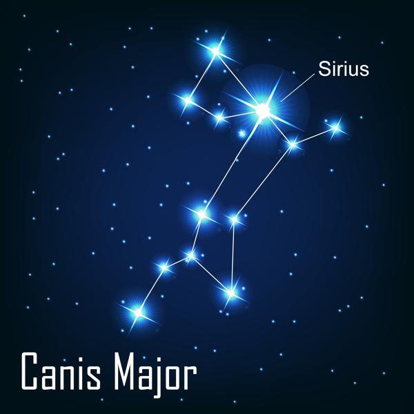 Location of Sirius in Canis major