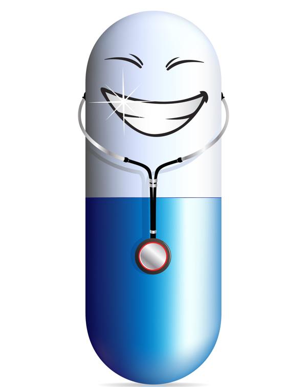 Smiley pill
