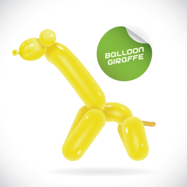 Balloon giraffe