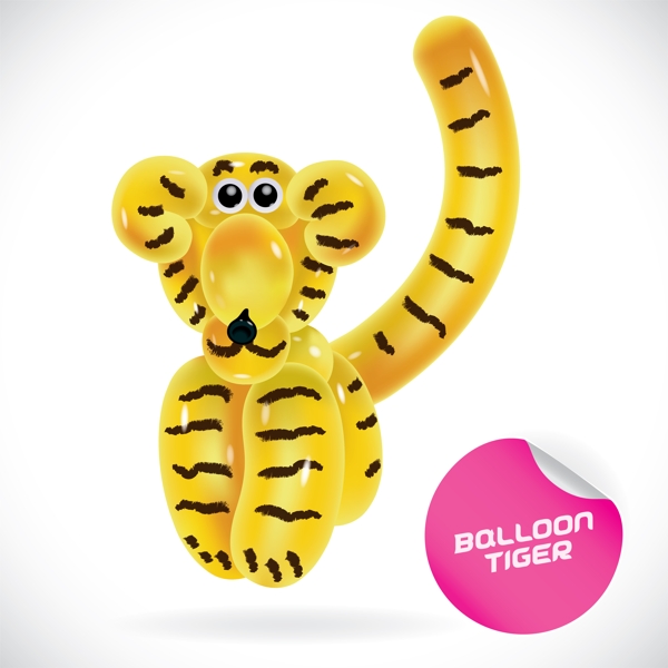 Balloon tiger